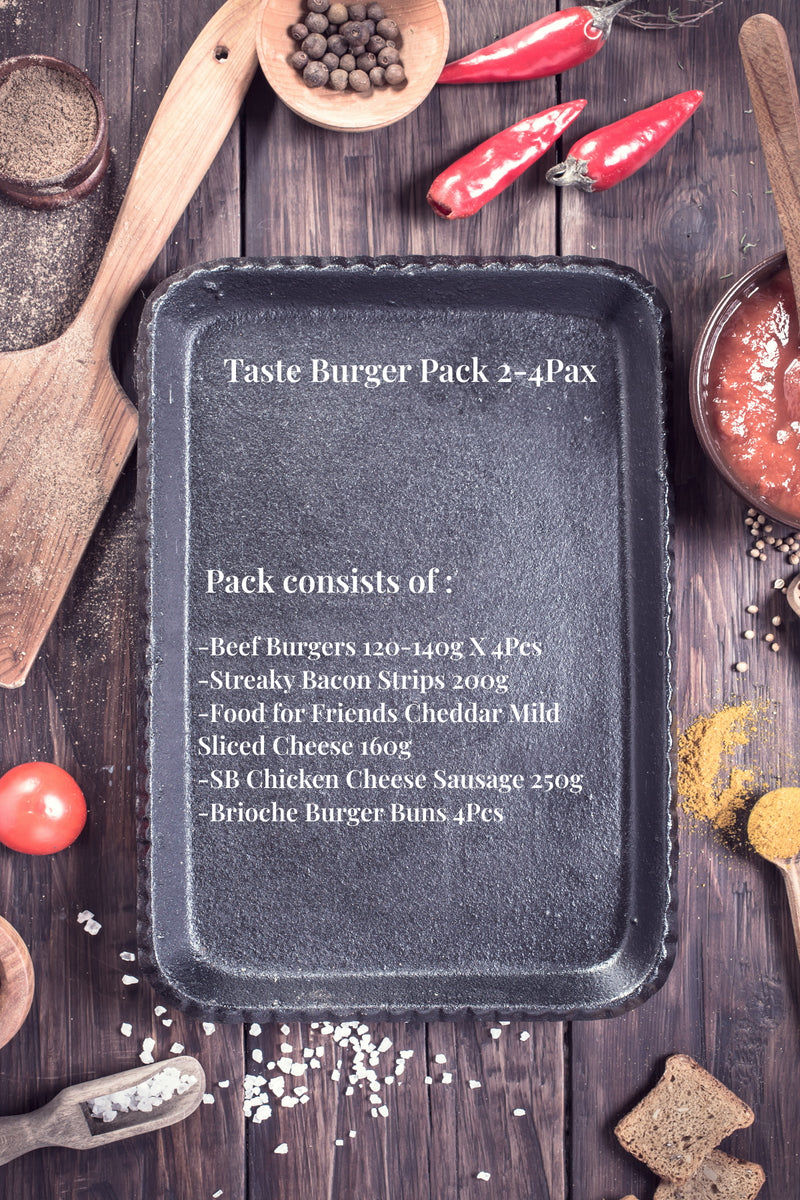 Taste Burger Pack (2-4 pax)