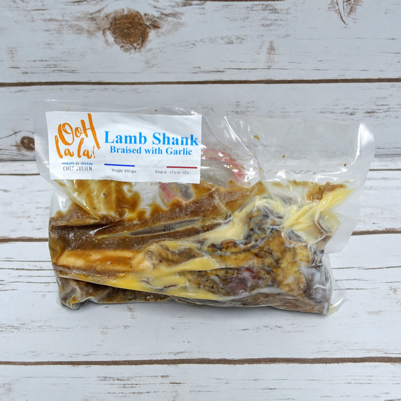 Braised Lamb Shank with Garlic [450g]-Taste Singapore