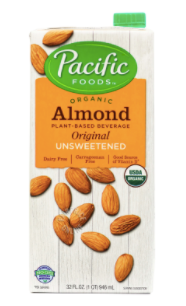 Organic Almond Milk Unsweetened [946ml]-Taste Singapore