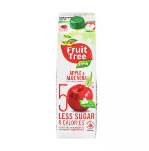 Fruit Tree Apple & Aloe Vera Juice Less Sugar [1L]