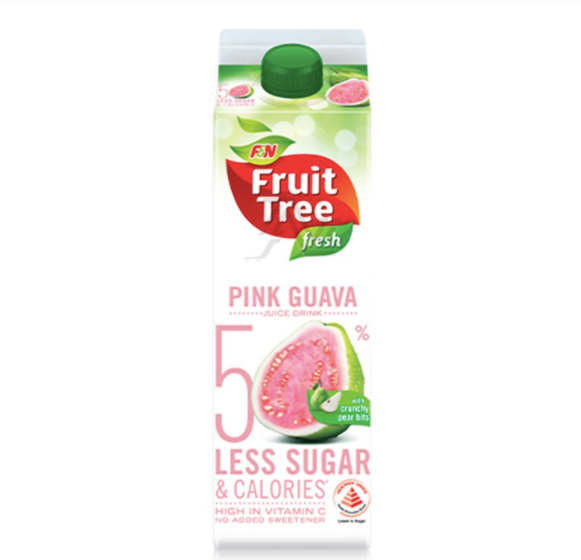 Fruit Tree Pink Guava Juice Less Sugar [1L]