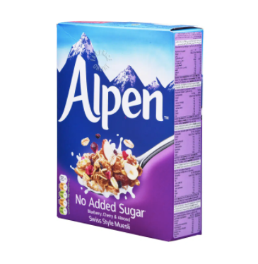 Alpen No Added Sugar Blueberry, Cherry & Almond [560g]
