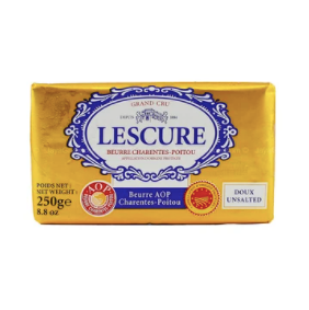Lescure Butter Unsalted [250g]