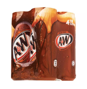 A&W Root Beer [4 x 320ml]