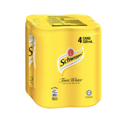 Schweppes Tonic Water [4 x 320ml]