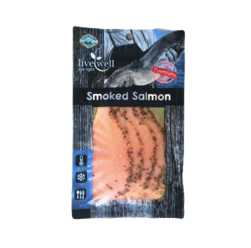 Live Well Smoked Salmon with Black Pepper [100g]